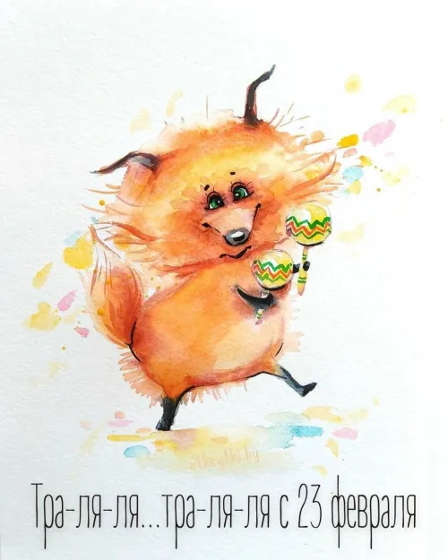 Открытки с 23 февраля (235 картинок). Прикольные открытки с Днем защитника Отечества