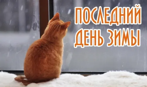 Открытки на последний день зимы (170 картинок). Красивые открытки