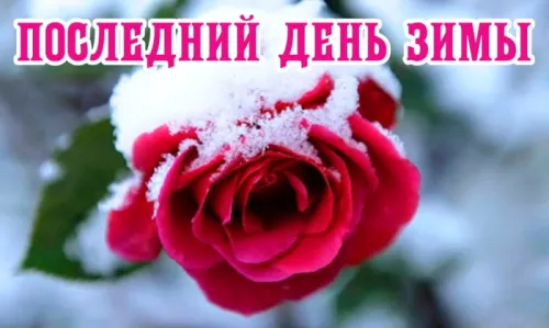 Открытки на последний день зимы (170 картинок). Красивые открытки