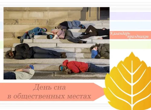 Открытки на День сна в общественных местах (15 картинок). Прикольные картинки и открытки с Днем сна в общественных местах