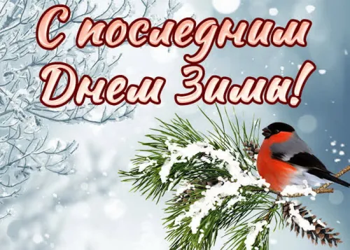 Открытки на последний день зимы (170 картинок). Красивые открытки