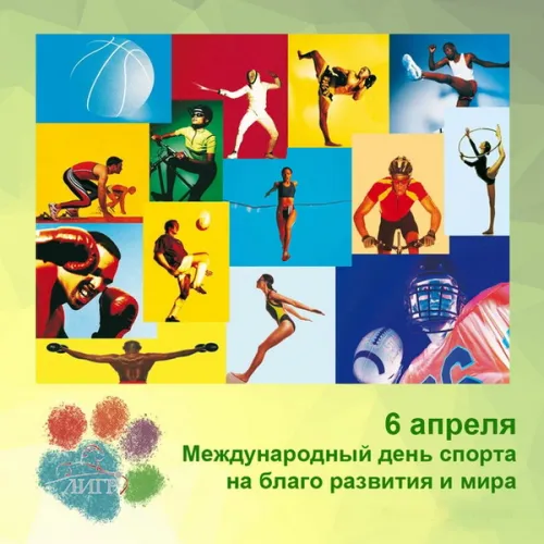 Открытки на Международный день спорта (50 картинок). Красивые открытки
