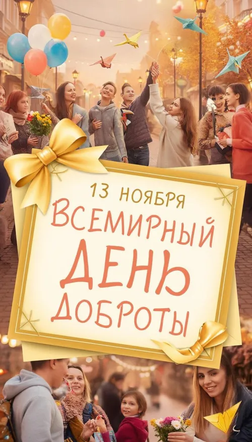 Открытки на Всемирный день доброты (35 картинок). Красивые позитивные картинки со Всемирным днем доброты