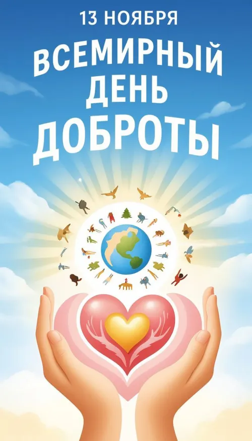 Открытки на Всемирный день доброты (35 картинок). Красивые позитивные картинки со Всемирным днем доброты