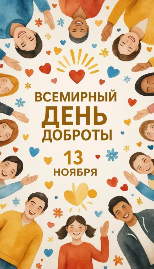 Открытки на Всемирный день доброты (35 картинок). Красивые позитивные картинки со Всемирным днем доброты