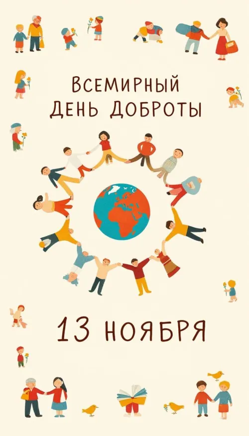 Открытки на Всемирный день доброты (35 картинок). Красивые позитивные картинки со Всемирным днем доброты